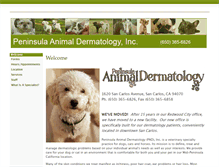 Tablet Screenshot of petdermatology.com